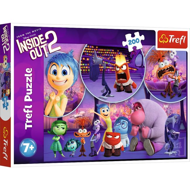 PUZZLE TREFL 200 DISNEY INSIDE OUT 2 EMOTIILE COPIILOR VIV13305