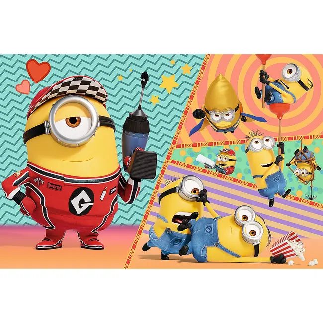 PUZZLE TREFL 4IN1 DESPICABLE ME 4 MINIONII TRAZNITI VIV34648