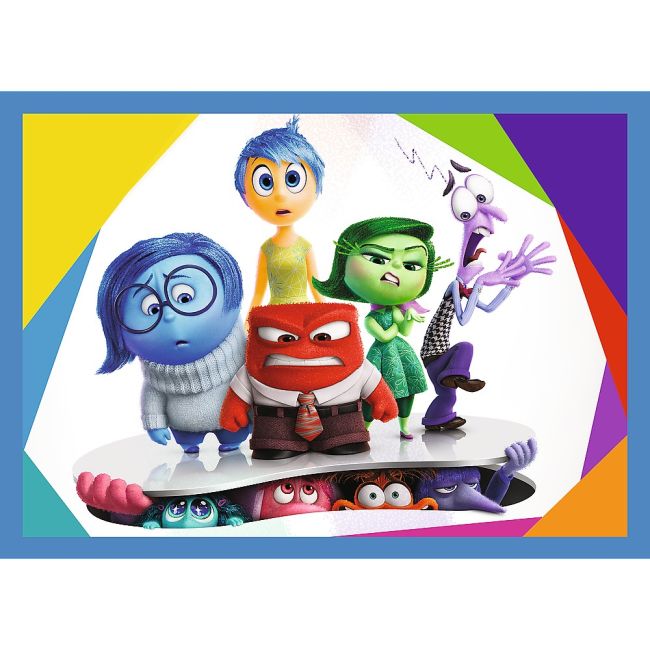 PUZZLE TREFL 4IN1 DISNEY INSIDE OUT 2 O LUME PLINA DE EMOTII VIV34652