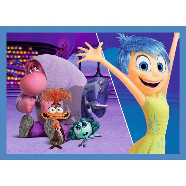 PUZZLE TREFL 4IN1 DISNEY INSIDE OUT 2 O LUME PLINA DE EMOTII VIV34652