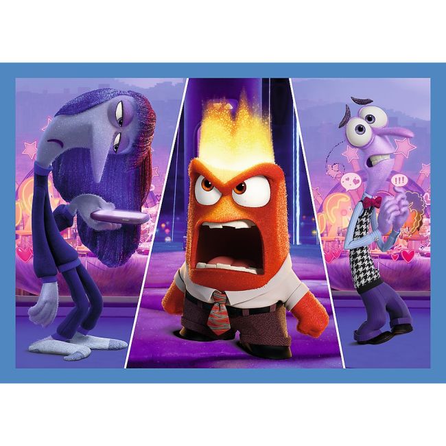 PUZZLE TREFL 4IN1 DISNEY INSIDE OUT 2 O LUME PLINA DE EMOTII VIV34652