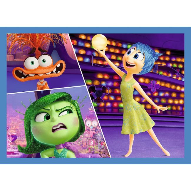 PUZZLE TREFL 4IN1 DISNEY INSIDE OUT 2 O LUME PLINA DE EMOTII VIV34652