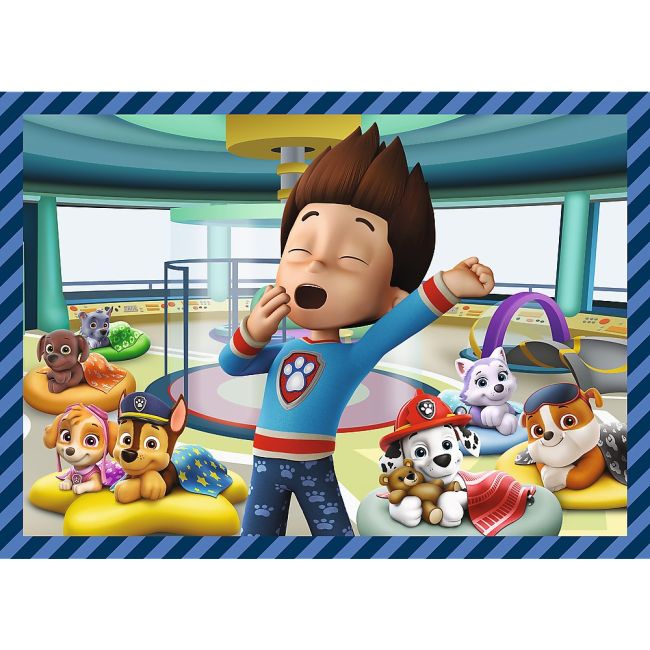 PUZZLE TREFL 4IN1 PATRULA CATELUSILOR ACTIVITATILE ZILNICE ALE ECHIPEI VIV34650