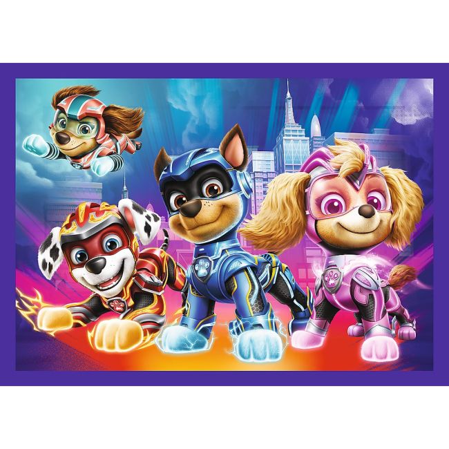 PUZZLE TREFL 4IN1 PATRULA CATELUSILOR MIGHTY MOVIE EROII VIV34621