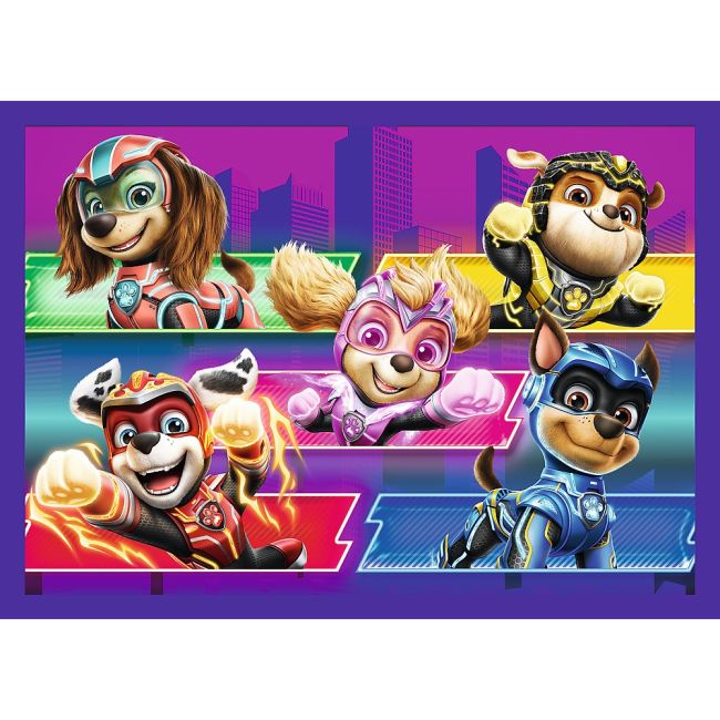 PUZZLE TREFL 4IN1 PATRULA CATELUSILOR MIGHTY MOVIE EROII VIV34621