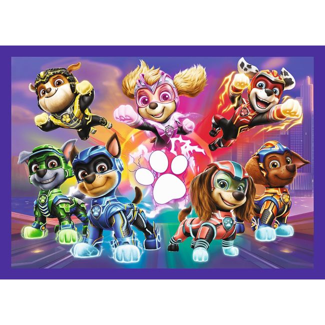 PUZZLE TREFL 4IN1 PATRULA CATELUSILOR MIGHTY MOVIE EROII VIV34621
