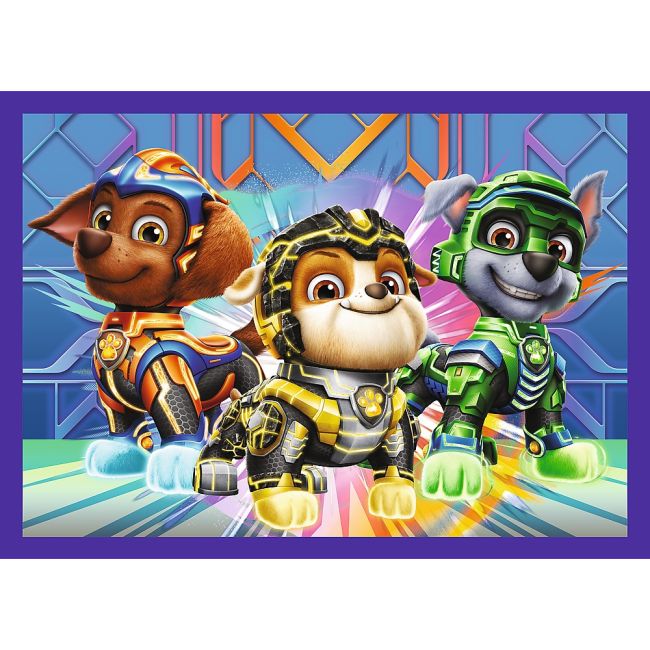 PUZZLE TREFL 4IN1 PATRULA CATELUSILOR MIGHTY MOVIE EROII VIV34621