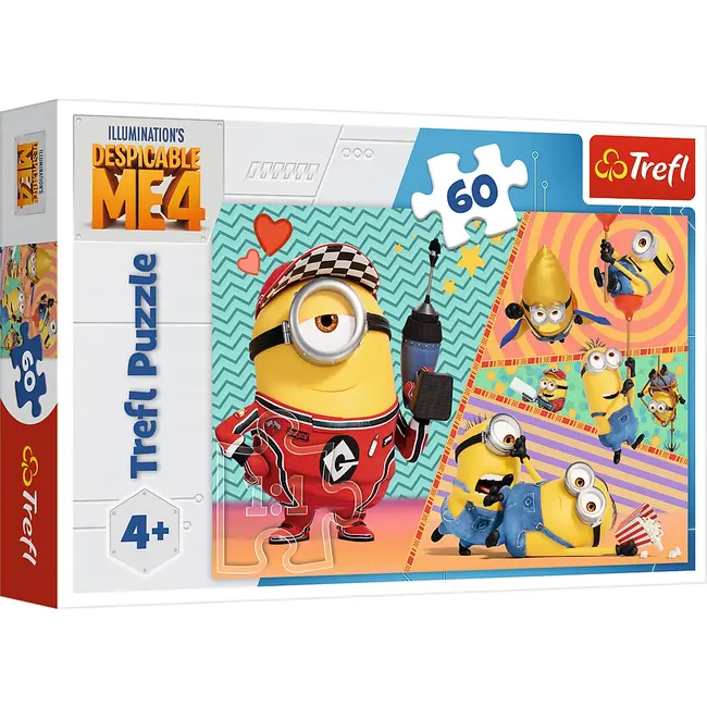 PUZZLE TREFL 60 DESPICABLE ME 4 MINIONII FERICITI VIV17395