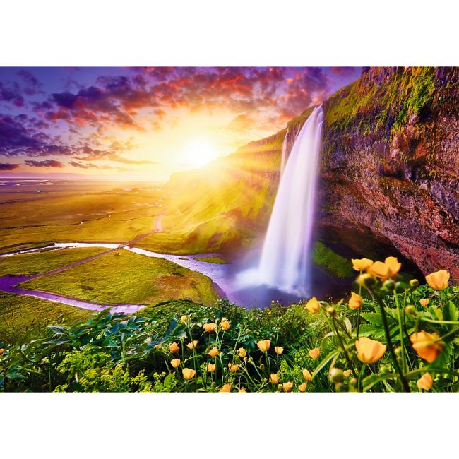 PUZZLE TREFL UFT 1000 CASCADA SELJALANDSFOSS ISLANDA VIV10756