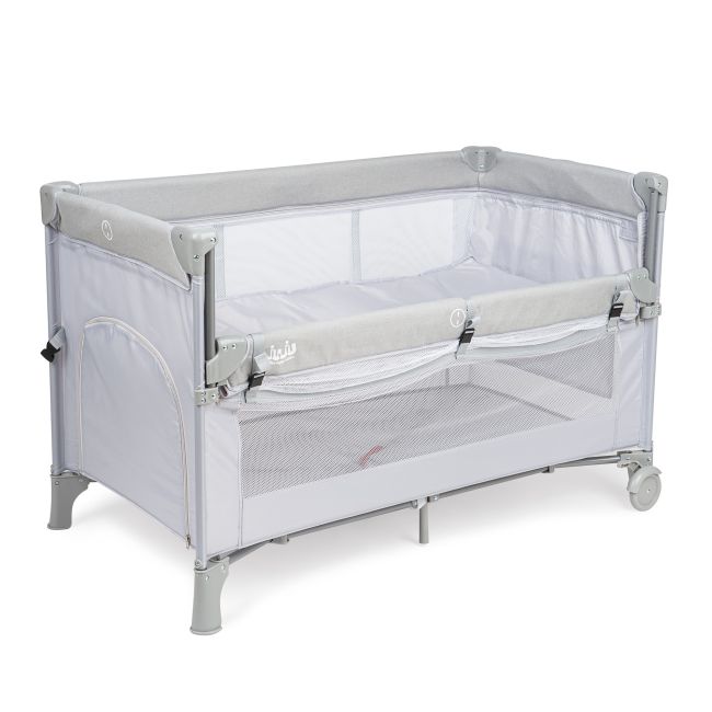 Patut pliant 2 nivele Juju DreamyCloud, Grey JUJJU7975-Dreamy-Cloud