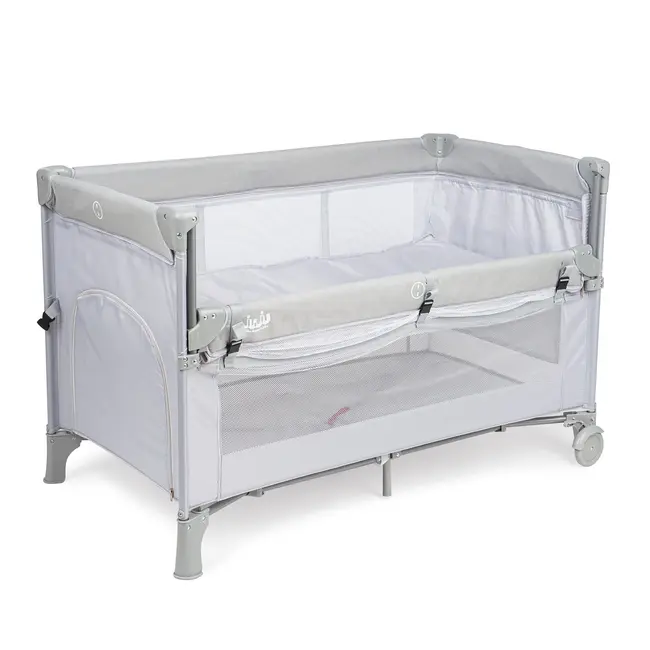 Patut pliant 2 nivele Juju DreamyCloud, Grey JUJJU7975-Dreamy-Cloud