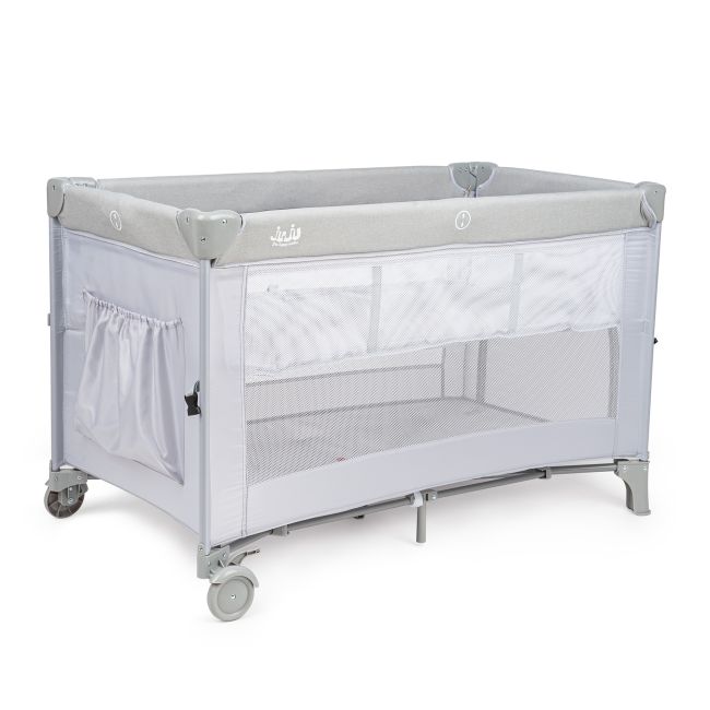Patut pliant 2 nivele Juju DreamyCloud, Grey JUJJU7975-Dreamy-Cloud