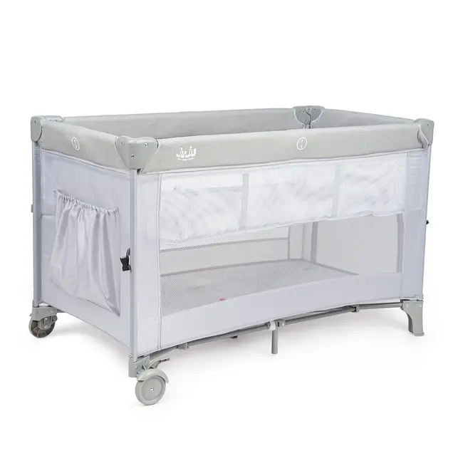 Patut pliant 2 nivele Juju DreamyCloud, Grey JUJJU7975-Dreamy-Cloud