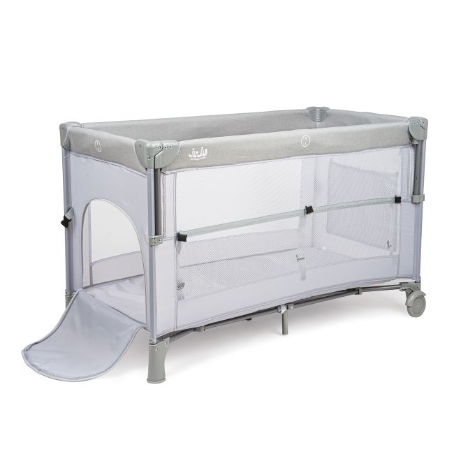 Patut pliant 2 nivele Juju DreamyCloud, Grey JUJJU7975-Dreamy-Cloud