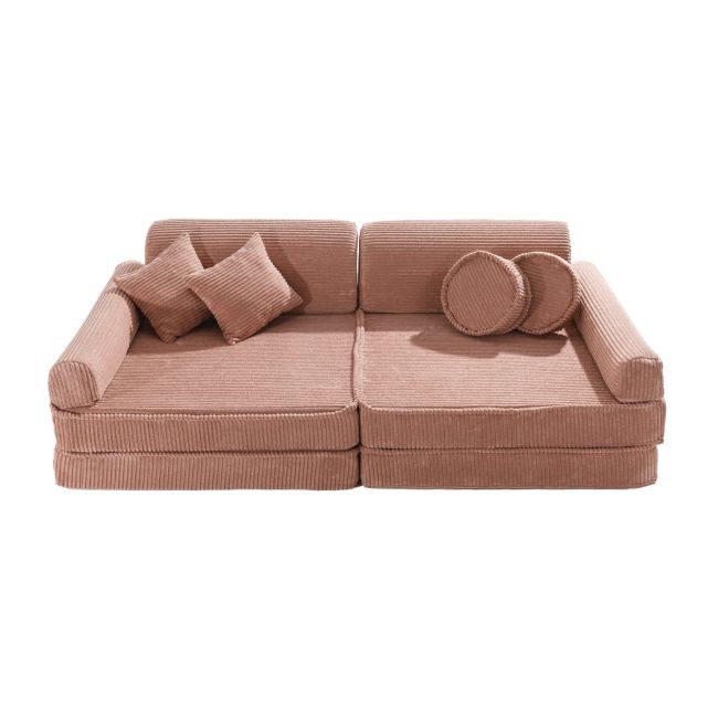 Playset Modular Canapea Premium Aesthetic Spuma ,   Roz Pudra Pjbsdpsc001