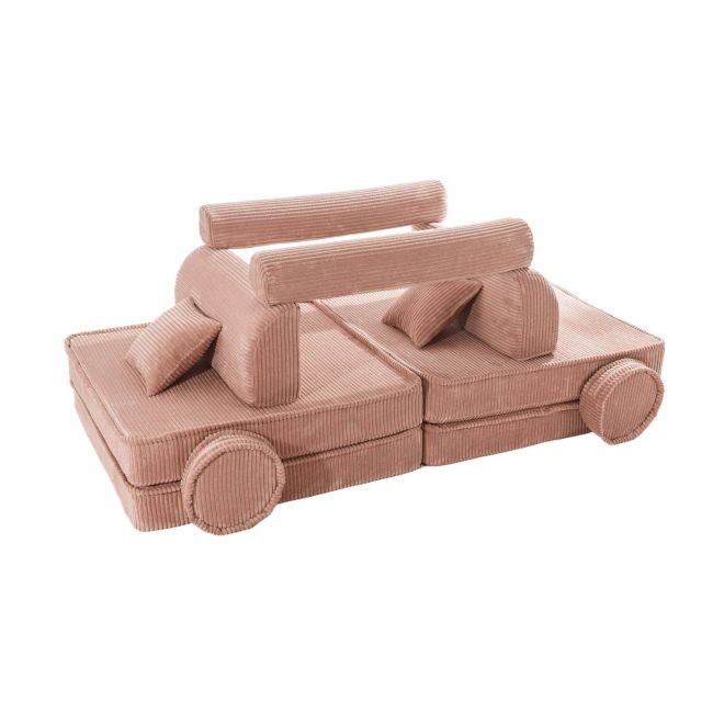 Playset Modular Canapea Premium Aesthetic Spuma ,   Roz Pudra Pjbsdpsc001