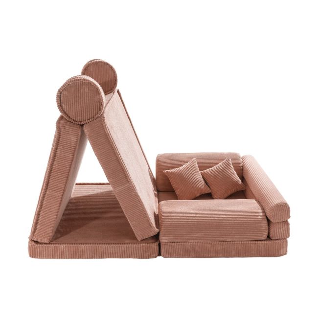 Playset Modular Canapea Premium Aesthetic Spuma ,   Roz Pudra Pjbsdpsc001