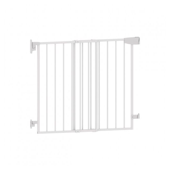 Poarta de siguranta extensibila 70 - 104 cm guradian 1, fixare cu suruburi, inchidere automata, se deschidere in ambele directii, en 1930:2011, alb lvtk5903796013924