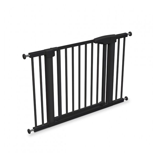 Poarta de siguranta extensibila cu montare prin presiune 75 - 110 cm guardian 3, inchidere automata, cu deschidere in ambele directii, en 1930:2011, negru lvtk5903796013870