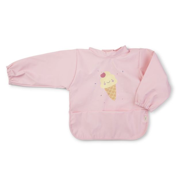 Baveta Impermeabila Cu Maneci Si Buzunar, Reglabila,   Ice Cream   Pink Pjb16586