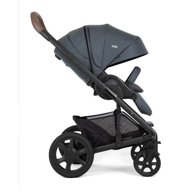 Joie - carucior pentru copii multifunctional 3 in 1 chrome dlx moonlight (carucior chrome dlx + landou moonlight + scoica i-snug moonlight) bbbt1201gamnl000
