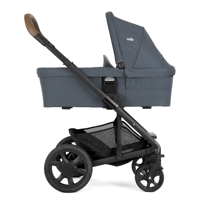 Joie - carucior pentru copii multifunctional 3 in 1 chrome dlx moonlight (carucior chrome dlx + landou moonlight + scoica i-snug moonlight) bbbt1201gamnl000