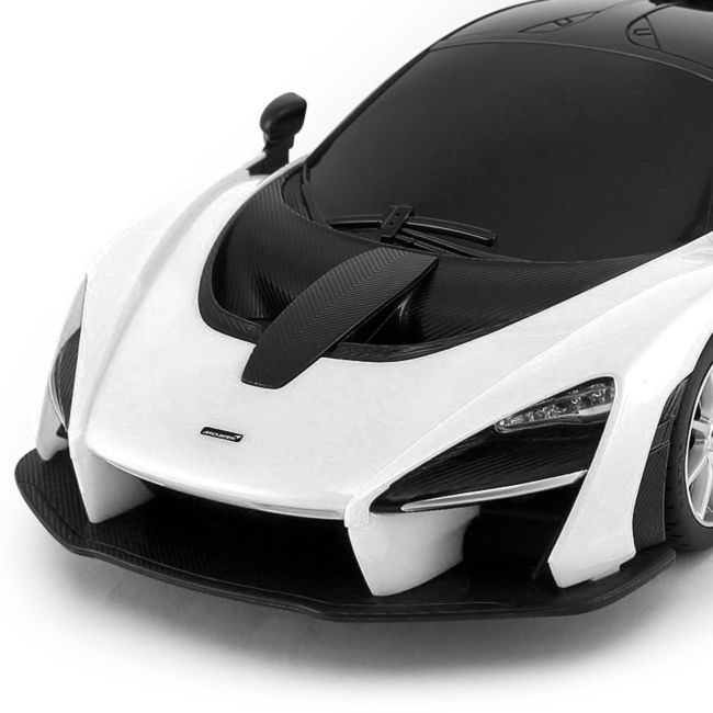MASINA CU TELECOMANDA MCLAREN SENNA ALB CU SCARA 1 LA 18 VIVRas96300_Alb