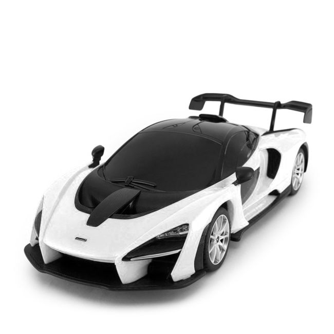 MASINA CU TELECOMANDA MCLAREN SENNA ALB CU SCARA 1 LA 18 VIVRas96300_Alb