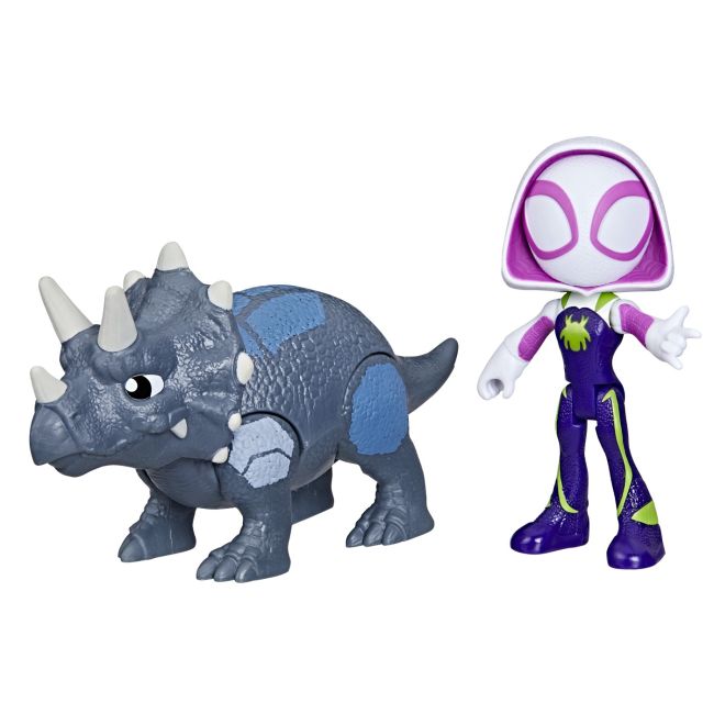 SPIDEY SI PRIETENII MARVEL DINO WEBS GHOST-SPIDER SI RHINO DINO VIVF9478_G0122