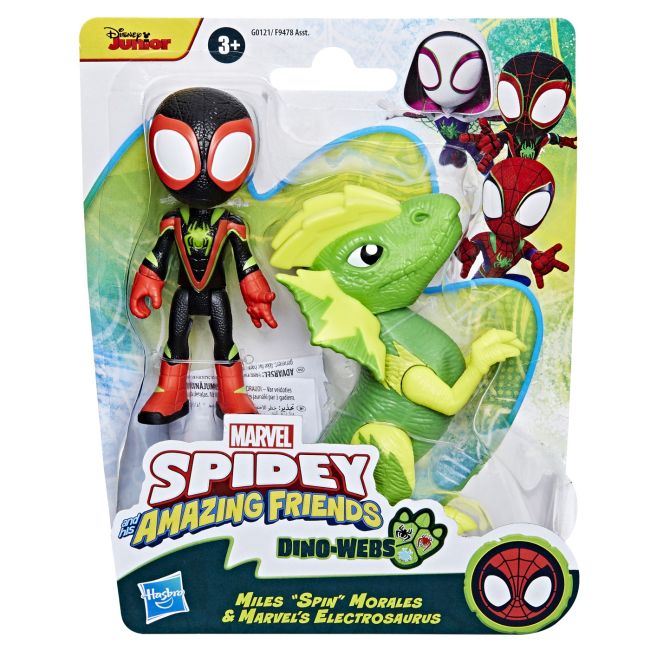 SPIDEY SI PRIETENII MARVEL DINO WEBS MILES SPIN MORALES SI MARVEL'S ELECTROSAURUS VIVF9478_G0121