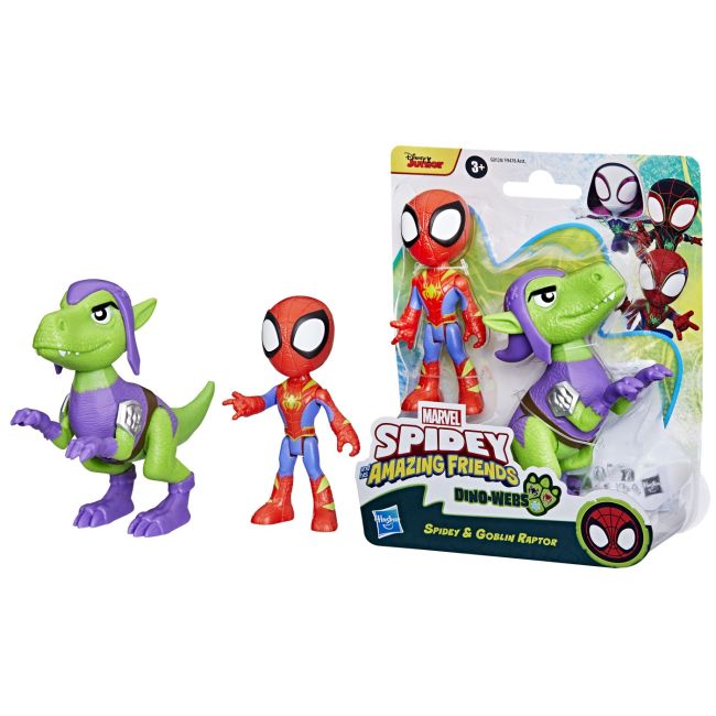 SPIDEY SI PRIETENII MARVEL DINO WEBS SPIDEY SI GOBLIN RAPTOR VIVF9478_G0120