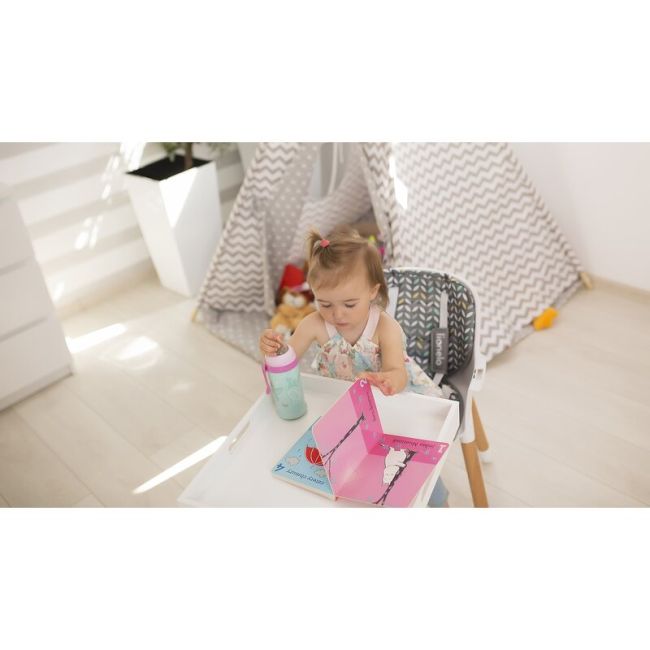 Scaun de masa, Lionelo, Koen, Din fag, 2 in 1, Transformabil, Sustine 30 kg, 6 luni+, Conform cu standardul european de securitate EN14988, Bej BYNLO-KOEN_BEIGE_SAND