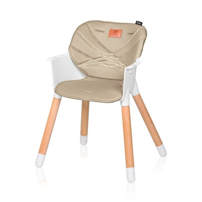 Scaun de masa, Lionelo, Koen, Din fag, 2 in 1, Transformabil, Sustine 30 kg, 6 luni+, Conform cu standardul european de securitate EN14988, Bej BYNLO-KOEN_BEIGE_SAND