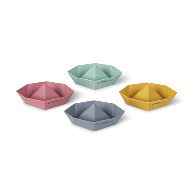 Set De Patru Barcute   Origami  , +6 Luni Pjb382