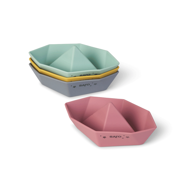 Set De Patru Barcute   Origami  , +6 Luni Pjb382