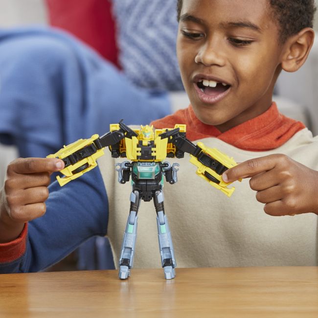 TRANSFORMERS EARTHSPARK SET 2 FIGURINE BUMBLEBEE SI MO MALTO VIVF8439