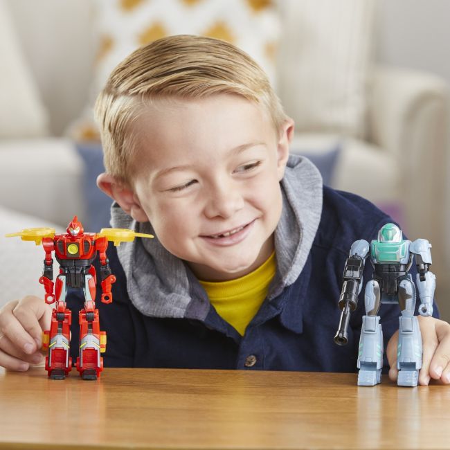 TRANSFORMERS EARTHSPARK SET 2 FIGURINE TERRAN TWITCH SI ROBBY MALTO VIVF8438