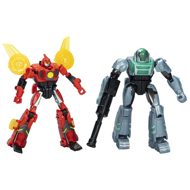 TRANSFORMERS EARTHSPARK SET 2 FIGURINE TERRAN TWITCH SI ROBBY MALTO VIVF8438