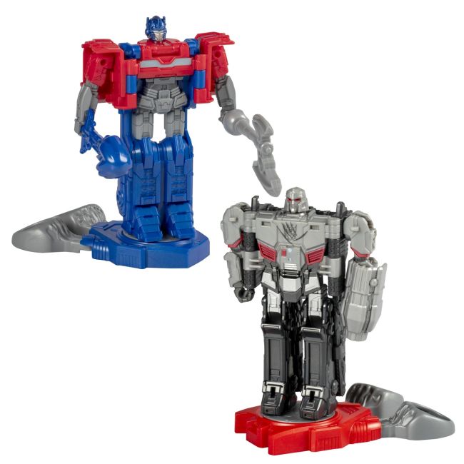 TRANSFORMERS ONE SET 2 FIGURINE OPTIMUS PRIME SI MEGATRON VIVF9207