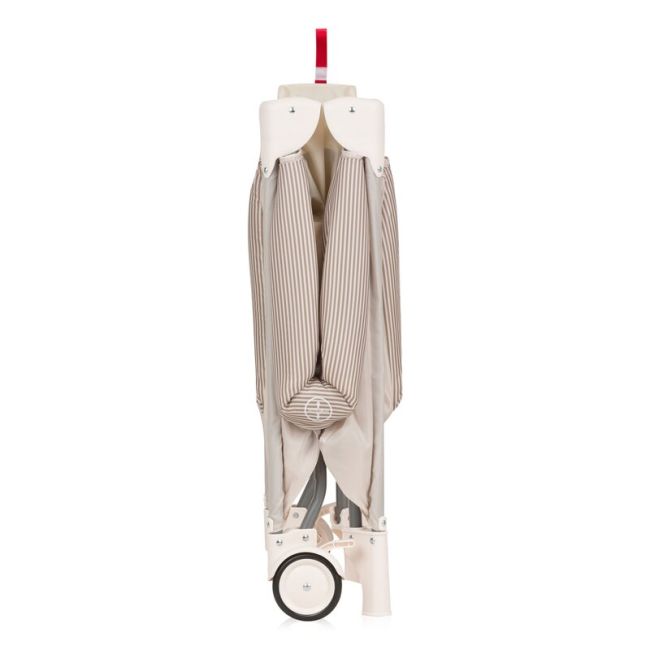 Tarc de joaca copii, Lionelo, Bonnie, Pana la 15 kg, 100 x 100 cm, Pliere compacta, Include geanta de transport, Din plasa, Cu intrare laterala cu fermoar, Cu roti, Cu salteluta din spuma, Conform cu EN12227, Bej BYNLO-BONNIE_BEIGE_SAND
