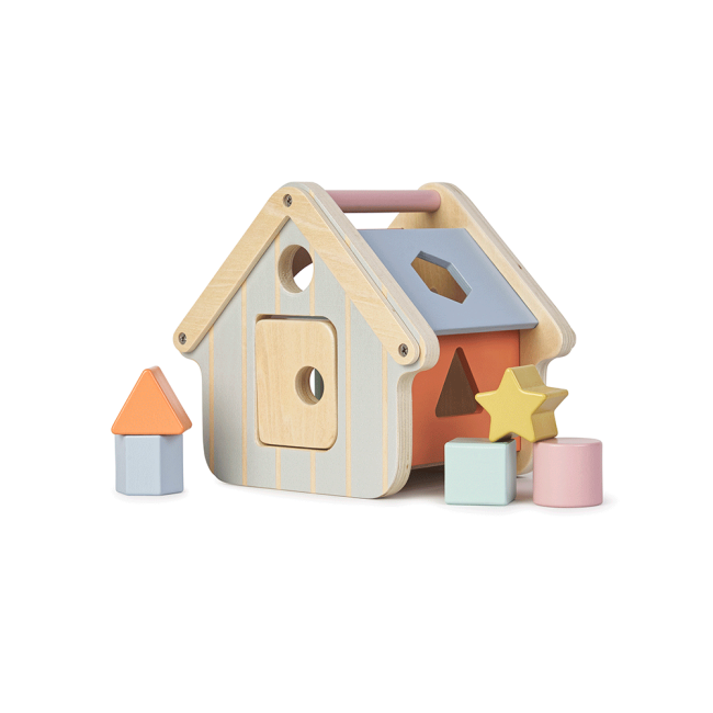 Cabana Din Lemn Cu Piese Interconectate, Saro Baby Pjb3347