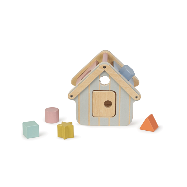 Cabana Din Lemn Cu Piese Interconectate, Saro Baby Pjb3347