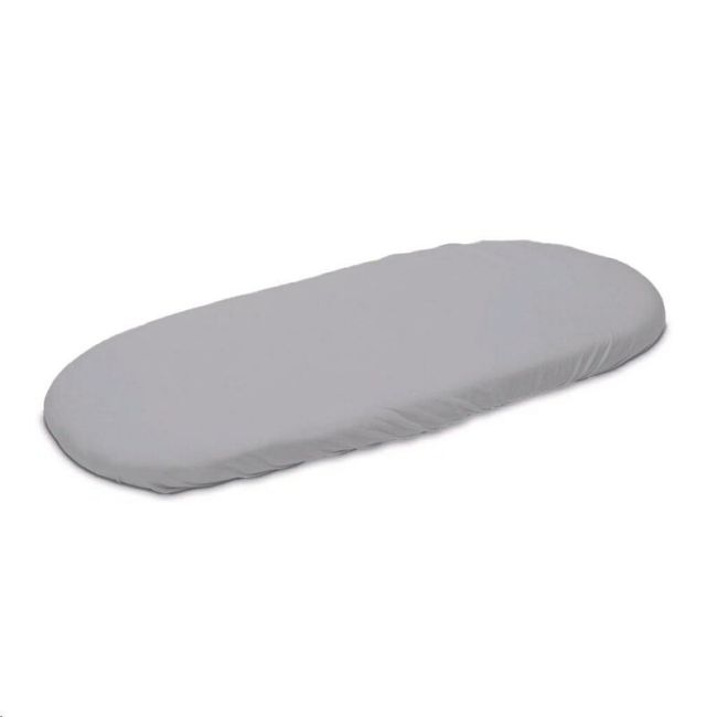 Cearceaf cu elastic, New Baby, Pentru landou, Din Bumbac, 35 x 75 cm, 0 luni+, Grey BYN47984