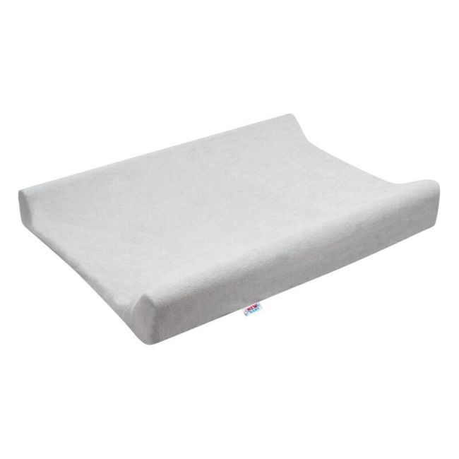 Husa, New Baby, Pentru saltea de infasat, 50x70 cm, Cu banda elastica, Bumbac terry, Grey BYN43924
