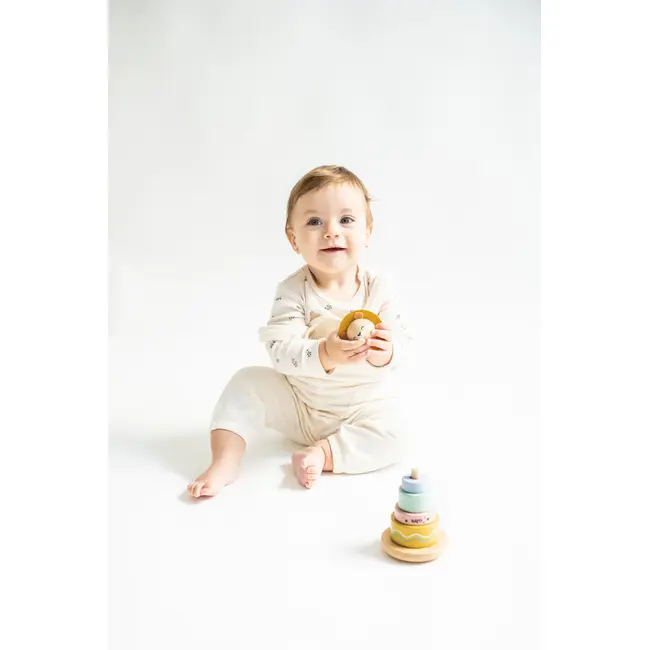 Jucarie Din Lemn Fsc Pentru Stivuire, Saro Baby Pjb3342