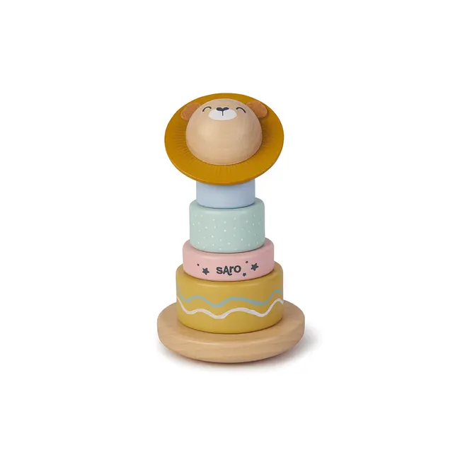 Jucarie Din Lemn Fsc Pentru Stivuire, Saro Baby Pjb3342