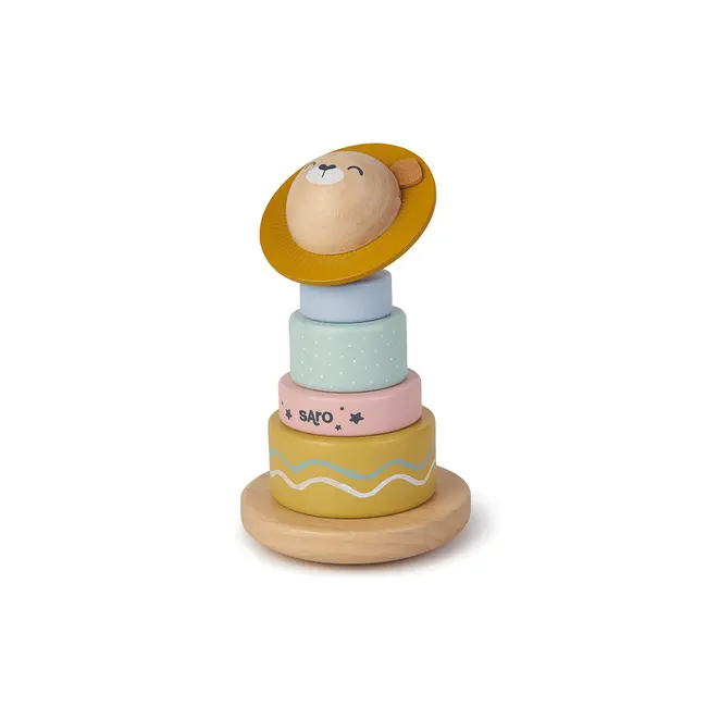 Jucarie Din Lemn Fsc Pentru Stivuire, Saro Baby Pjb3342