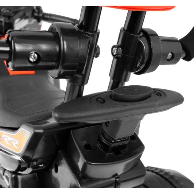 Motocicleta electrica 3 in 1, hl108, roti si scaun din plastic, 78x39x59 cm, putere 20w - rosu edeedipa.hl108.cr