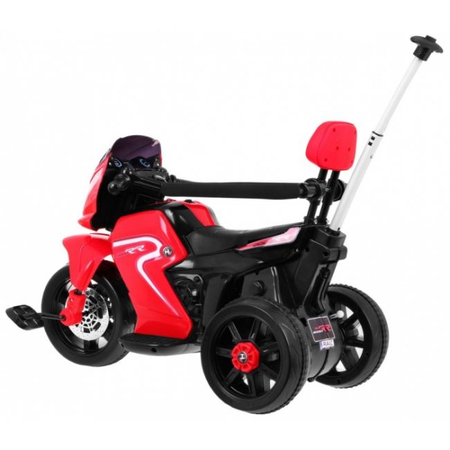 Motocicleta electrica 3 in 1, hl108, roti si scaun din plastic, 78x39x59 cm, putere 20w - rosu edeedipa.hl108.cr