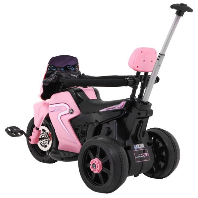 Motocicleta electrica 3 in 1, hl108, roti si scaun din plastic, 78x39x59 cm, putere 20w - roz edeedipa.hl108.roz